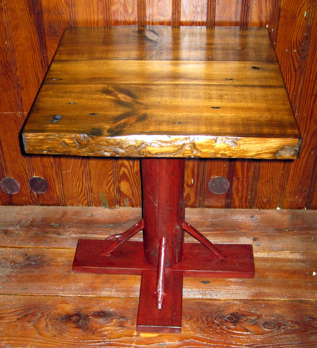 Log End Table